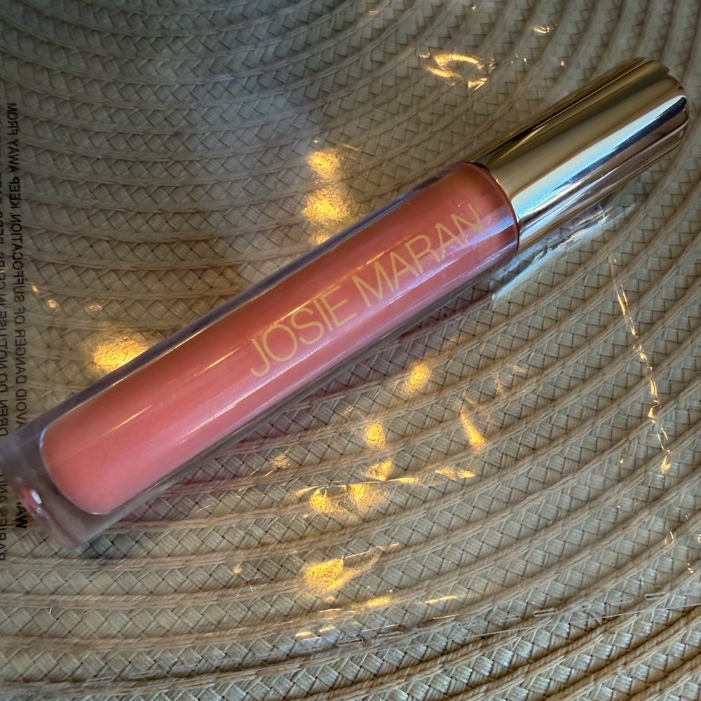JOSIE MARAN Argan Sparkle Ballerina Pink Lip Gloss - Pirouette